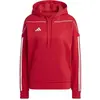 Image de Adidas, Femmes, Pull-over, Bluza Tiro 23 SW Sweat à capuche HS7234, Rouge, (L)