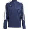 Image de Adidas, Hommes, T-shirt de sport, Bluza TIRO 23 Haut d'entraînement HZ0174 (S), Bleu, Noir, S