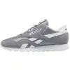 Image de Reebok, Hommes, Baskets, CLASSIC NYLON Sneaker heren, PUGRY5/FTWWHT/FTWWHT, 44 EU, Blanc, Gris, (44)