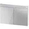 Image de Duravit, Armoire de toilette, No.1 armoire de toilette, 2 portes, avec éclairage LED, 1000x148x700mm, alimentation secteu (100 x 14.80 x 70 cm)