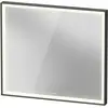 Image de Duravit, Miroir, L-Cube Miroirs avec éclairage, angulaires, 800x700x67mm, graphite aluminium mat, LC7381049490100 (80 x 70 cm)