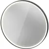 Image de Duravit, Miroir, L-Cube Miroirs avec éclairage, rond, LED 24W, 900x900x67mm, graphite aluminium mat, LC7376049490100