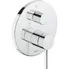 Image de Duravit, Robinetterie de salle de bains, Circle Mitigeur monocommandé pour douche, encastré, chrome, CE4210012010