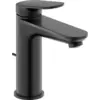 Image de Mitigeur lavabo DURAVIT Wave M avec vidage noir mat