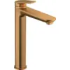 Image de Mitigeur lavabo DUVARIT Wave XL sans vidage bronze brossé