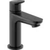 Image de Robinet lave-mains eau froide DURAVIT Wave noir mat