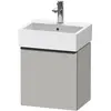 Image de Duravit, Meuble sous-lavabo, D-Neo, sous-lavabo en console suspendu, 434x440x322mm, 1 portes, charnières à droite, avec poignée (43.40 x 32.20 x 44 cm)