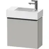 Image de Duravit, Meuble sous-lavabo, D-Neo, sous-lavabo en console suspendu, 484x440x222mm, 1 portes, charnières à droite, avec poignée (48.40 x 22.20 x 44 cm)