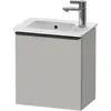 Image de Duravit, Lavabo, D-Neo lavabo suspendu, 410x440x274mm, 1 portes, charnières à gauche, avec poignée diamant noir (274 mm, 410 mm)