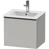 Image de Duravit, Meuble sous-lavabo, D-Neo bâti-support lavabo suspendu, 510x440x402mm, 1 tiroir, avec poignée diamant noir (51 x 40.20 x 44 cm)