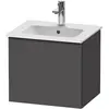 Image de Duravit, Meuble sous-lavabo, D-Neo bâti-support lavabo suspendu, 510x440x402mm, 1 tiroir, avec poignée diamant noir (51 x 40.20 x 44 cm)