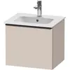 Image de Duravit, Meuble sous-lavabo, D-Neo bâti-support lavabo suspendu, 510x440x402mm, 1 tiroir, avec poignée diamant noir (51 x 40.20 x 44 cm)
