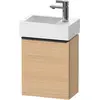 Image de Duravit, Meuble sous-lavabo, D-Neo, sous-lavabo en console suspendu, 364x440x222mm, 1 portes, charnières à gauche, avec poignée (36.40 x 22.20 x 44 cm)