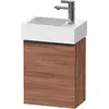 Image de Duravit, Meuble sous-lavabo, D-Neo, sous-lavabo en console suspendu, 364x440x222mm, 1 portes, charnières à gauche, avec poignée (36.40 x 22.20 x 44 cm)