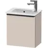 Image de Duravit, Lavabo, D-Neo lavabo suspendu, 410x440x274mm, 1 portes, charnières à gauche, avec poignée diamant noir (274 mm, 410 mm)