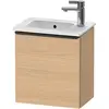 Image de Duravit, Meuble sous-lavabo, D-Neo bâti-support lavabo suspendu, 410x440x274mm, 1 portes, charnières à droite, avec poignée noir (41 x 27.40 x 44 cm)
