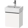 Image de Duravit, Meuble sous-lavabo, D-Neo, sous-lavabo en console suspendu, 434x440x322mm, 1 portes, charnières à gauche, avec poignée (43.40 x 32.20 x 44 cm)