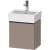 Image de Duravit, Meuble sous-lavabo, D-Neo, sous-lavabo en console suspendu, 434x440x322mm, 1 portes, charnières à droite, avec poignée (43.40 x 32.20 x 44 cm)