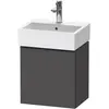 Image de Duravit, Meuble sous-lavabo, D-Neo, sous-lavabo en console suspendu, 434x440x322mm, 1 portes, charnières à droite, avec poignée (43.40 x 32.20 x 44 cm)
