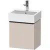 Image de Duravit, Meuble sous-lavabo, D-Neo, sous-lavabo en console suspendu, 434x440x322mm, 1 portes, charnières à droite, avec poignée (43.40 x 32.20 x 44 cm)