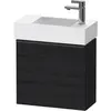 Image de Duravit, Meuble sous-lavabo, D-Neo, sous-lavabo en console suspendu, 484x440x222mm, 1 portes, charnières à gauche, avec poignée (48.40 x 22.20 x 44 cm)