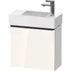 Image de Duravit, Meuble sous-lavabo, D-Neo, sous-lavabo en console suspendu, 484x440x222mm, 1 portes, charnières à droite, avec poignée (48.40 x 22.20 x 44 cm)