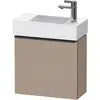 Image de Duravit, Meuble sous-lavabo, D-Neo, sous-lavabo en console suspendu, 484x440x222mm, 1 portes, charnières à droite, avec poignée (48.40 x 22.20 x 44 cm)