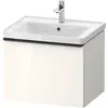 Image de Duravit, Meuble sous-lavabo, D-Neo bâti-support lavabo suspendu, 584x440x452mm, 1 tiroir, avec poignée diamant noir (58.40 x 45.20 x 44 cm)