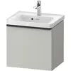Image de Duravit, Meuble sous-lavabo, D-Neo bâti-support lavabo suspendu, 484x440x372mm, 1 tiroir, avec poignée diamant noir (48.40 x 37.20 x 44 cm)