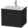Image de Duravit, Ensemble de meubles de salle de bain, L-Cube c-bonded Ensemble suspendu, 1 tiroir, sans trop-plein, 1 trou pour robinet, 600x500x480mm