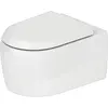 Image de Duravit, Cuvette toilettes + bidet, Qatego WC suspendu, chasse deau basse, 385x570x360mm, sortie horizontale, rimless