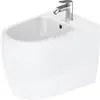 Image de Duravit, Cuvette toilettes + bidet, Qatego Bidet au sol, 1 trou de robinetterie, avec trop-plein, 390x600x400mm