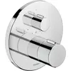 Image de Duravit, Robinetterie de salle de bains, robinetterie thermostatique, thermostat encastré, 1 consommateur, rond, TH42000160