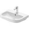 Image de Duravit, Lavabo, D-Code lavabo, avec trou pour robinetterie, avec trop-plein, 600x460x165mm, blanc brillant (600 mm)