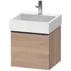 Image de Duravit, Meuble sous-lavabo, D-Neo bâti-support lavabo suspendu, 484x440x442mm, 1 tiroir, avec poignée diamant noir (48.40 x 44.20 x 44 cm)
