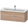 Image de Duravit, Meuble sous-lavabo, D-Neo bâti-support lavabo suspendu, 1184x440x452mm, 1 tiroir, avec poignée or poli, DE4291034550000 (118.40 x 45.20 x 44 cm)