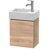 Image de Duravit, Meuble sous-lavabo, L-Cube Meuble sous-lavabo suspendu, 1 porte, charnière à gauche, 364x400x241mm, LC6293L5555 (36.40 x 24.10 x 40 cm)