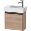 Image de Duravit, Meuble sous-lavabo, Ketho.2 bâti-support de lavabo suspendu, 1 porte, charnière à gauche, 484x440x238mm, pour Vero Air (44 x 23.80 x 48.40 cm)