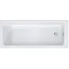 Image de Duravit, Baignoire, Baignoires D-Code, 1700x700mm, rectangulaire, à encastrer, 230 litres, 1 pente de dossier (230 l, 170 cm, 70 cm)