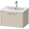 Image de Duravit, Meuble sous-lavabo, D-Code bâti-support pour lavabo, 1 tiroir, 634x460mm, avec poignée (63.40 x 46 x 40 cm)