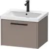 Image de Duravit, Meuble sous-lavabo, D-Code bâti-support pour lavabo, 1 tiroir, 584x460mm, avec poignée (58.40 x 46 x 40 cm)