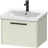 Image de Duravit, Meuble sous-lavabo, D-Code bâti-support pour lavabo, 1 tiroir, 584x460mm, avec poignée (58.40 x 46 x 40 cm)