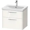 Image de Duravit, Meuble sous-lavabo, D-Code Meuble sous-lavabo, 1 tiroir, 634x460mm, découpe siphon, avec poignée (63.40 x 46 x 55.50 cm)
