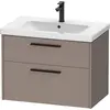 Image de Duravit, Meuble sous-lavabo, D-Code Meuble sous-lavabo, 1 tiroir, 784x460mm, découpe siphon, avec poignée (78.40 x 46 x 55.50 cm)