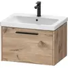 Image de Duravit, Meuble sous-lavabo, D-Code bâti-support pour lavabo, 1 tiroir, 634x460mm, avec poignée (63.40 x 46 x 40 cm)
