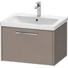 Image de Duravit, Meuble sous-lavabo, D-Code bâti-support pour lavabo, 1 tiroir, 634x460mm, avec poignée (63.40 x 46 x 40 cm)