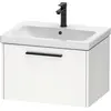 Image de Duravit, Meuble sous-lavabo, D-Code bâti-support pour lavabo, 1 tiroir, 634x460mm, avec poignée (63.40 x 46 x 40 cm)
