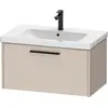 Image de Duravit, Meuble sous-lavabo, D-Code bâti-support pour lavabo, 1 tiroir, 784x460mm, avec poignée (78.40 x 46 x 40 cm)