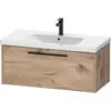 Image de Duravit, Meuble sous-lavabo, D-Code bâti-support pour lavabo, 1 tiroir, 984x460mm, avec poignée (98.40 x 46 x 40 cm)