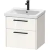 Image de Duravit, Meuble sous-lavabo, D-Code Meuble sous-lavabo, 1 tiroir, 584x460mm, découpe siphon, avec poignée (58.40 x 46 x 55.50 cm)